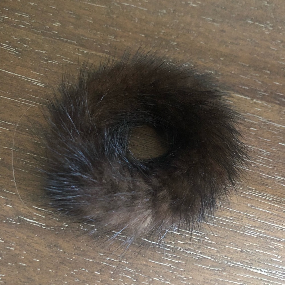 Mink Hair Scrunchie